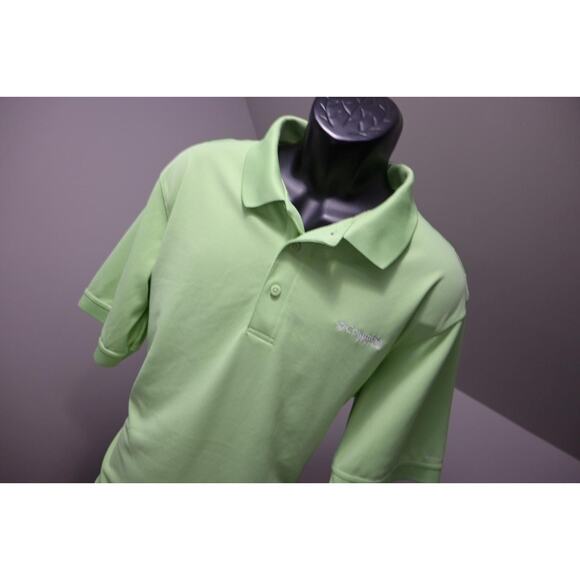Columbia PFG Performance Green Vented Fishing Golf Polo Shirt Mens Size XL - Picture 4 of 12